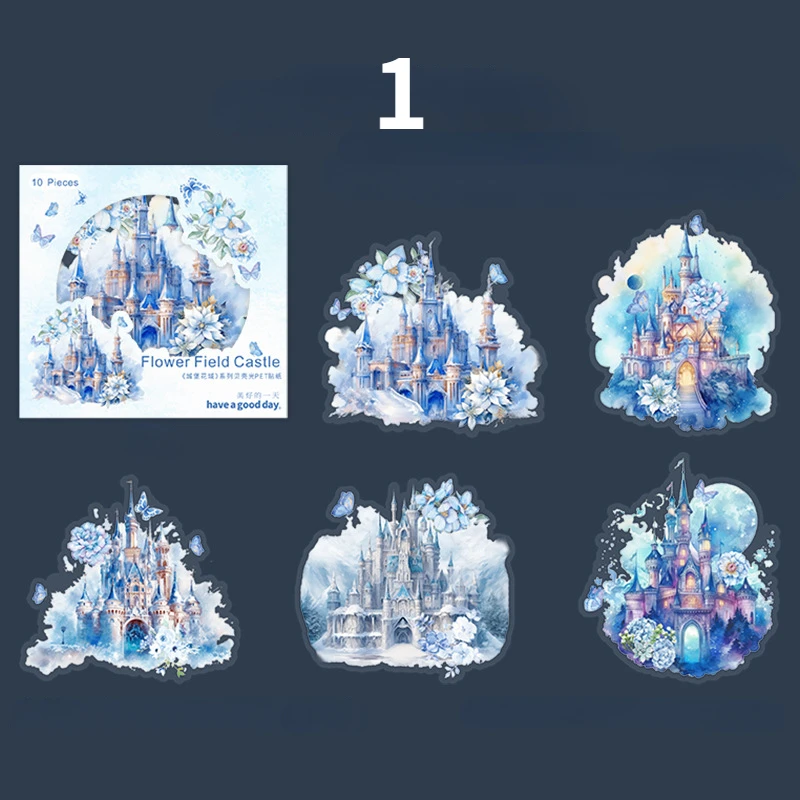 

Mr. Paper, винтажные Цветочные наклейки с растениями, блестящая тема замка, ручная учётная запись, коллаж, материалы, Канцтовары, 10 шт./упаковка