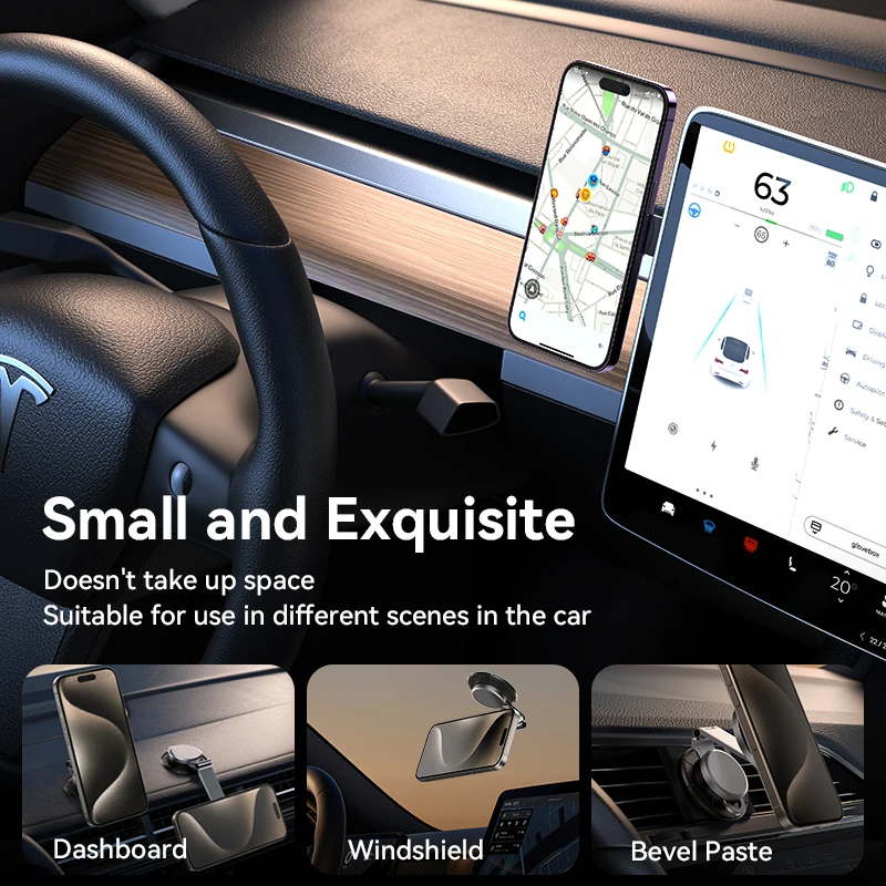 Магнитный автомобильный держатель для телефона Joyroom полностью Металлическая