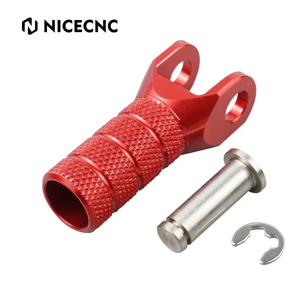 

NICECNC For Honda XR650L XR 650L 1993-2022 2021 Brake Pedal Plate Gear Shift Lever Tip Motocross Accessories T6061 Aluminum Red