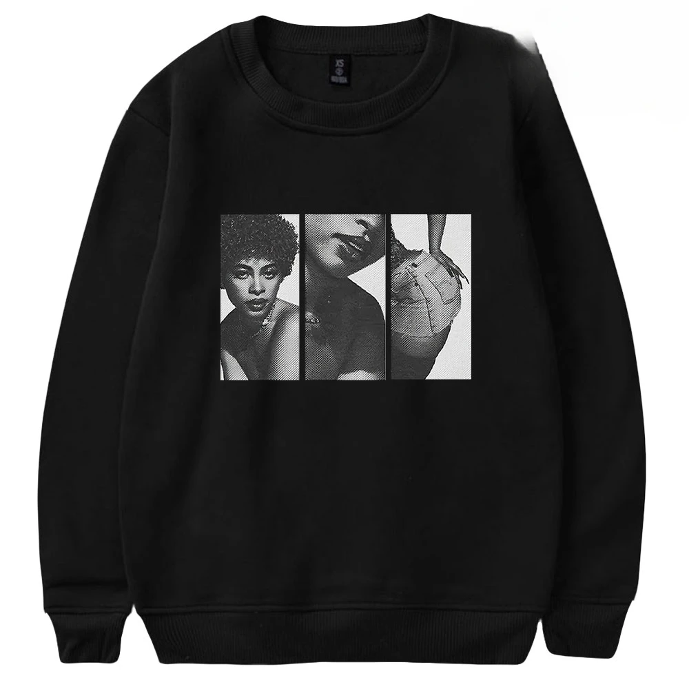 Толстовка Rapper ICE Spice для мужчин и женщин свитшот с длинным рукавом круглым вырезом