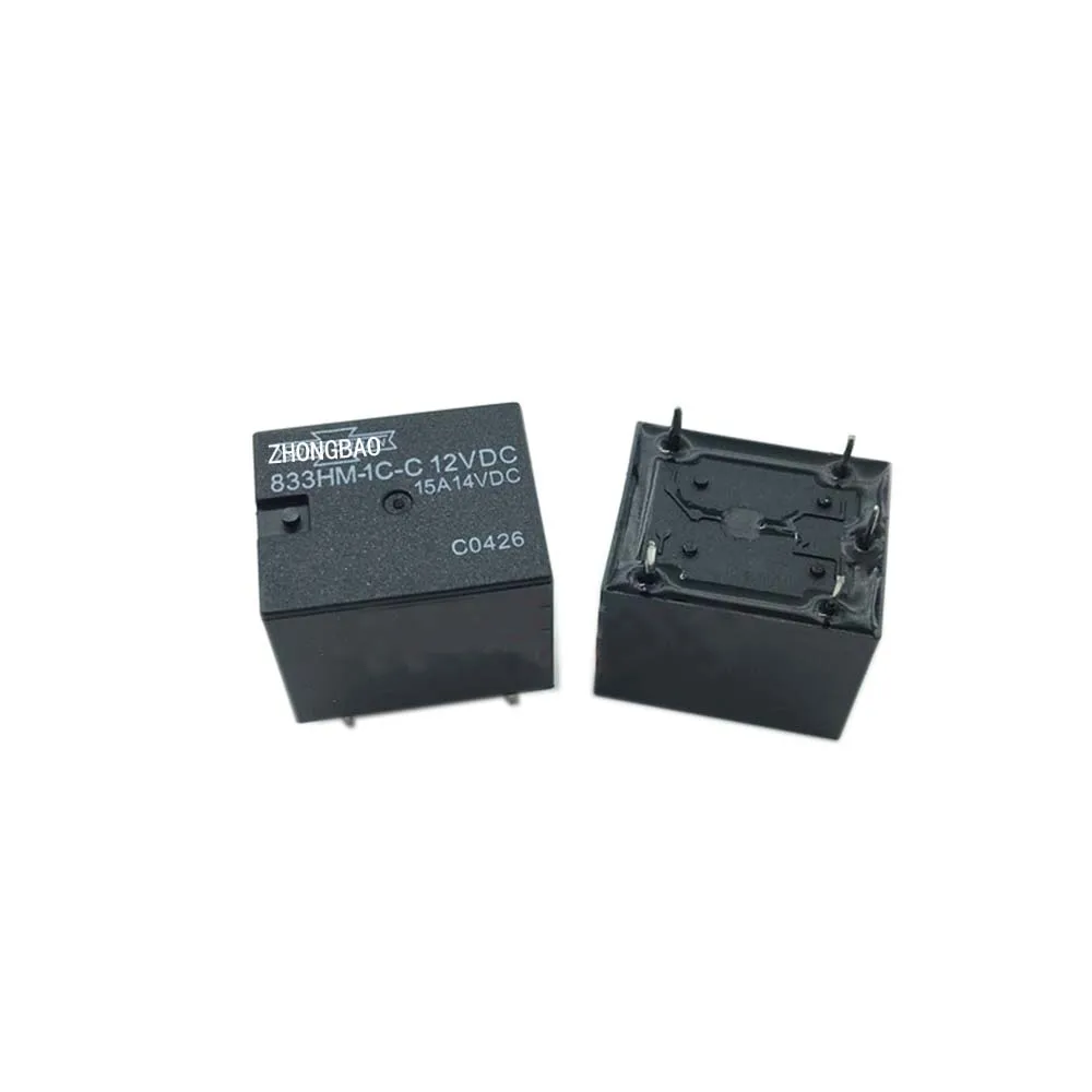 

833H-1C-C 12VDC 12V 10A 7A 12V 5-контактный