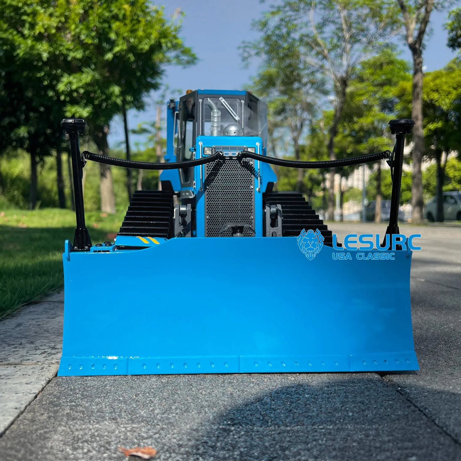 1/14 LESU Aoue Dt60 гусеничный демпфер с радиоуправлением RTR RC гидравлический бульдозер