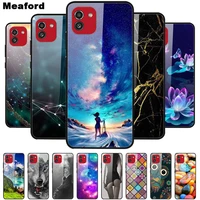 for samsung a03 case a035f tempered glass silicone frame hard back cover for samsung galaxy a03 phone cases a 03 6 5 fundas