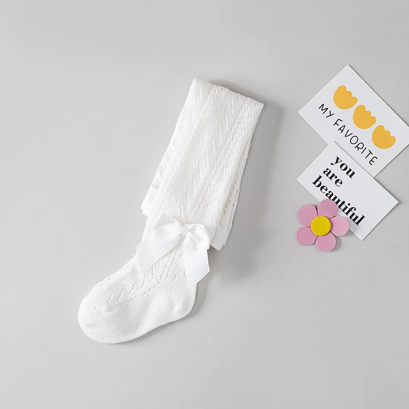 

Baby Girls Tights Ribbed Knit Leggings with Ruffle Hem Toddler Girl Cotton Pantyhose