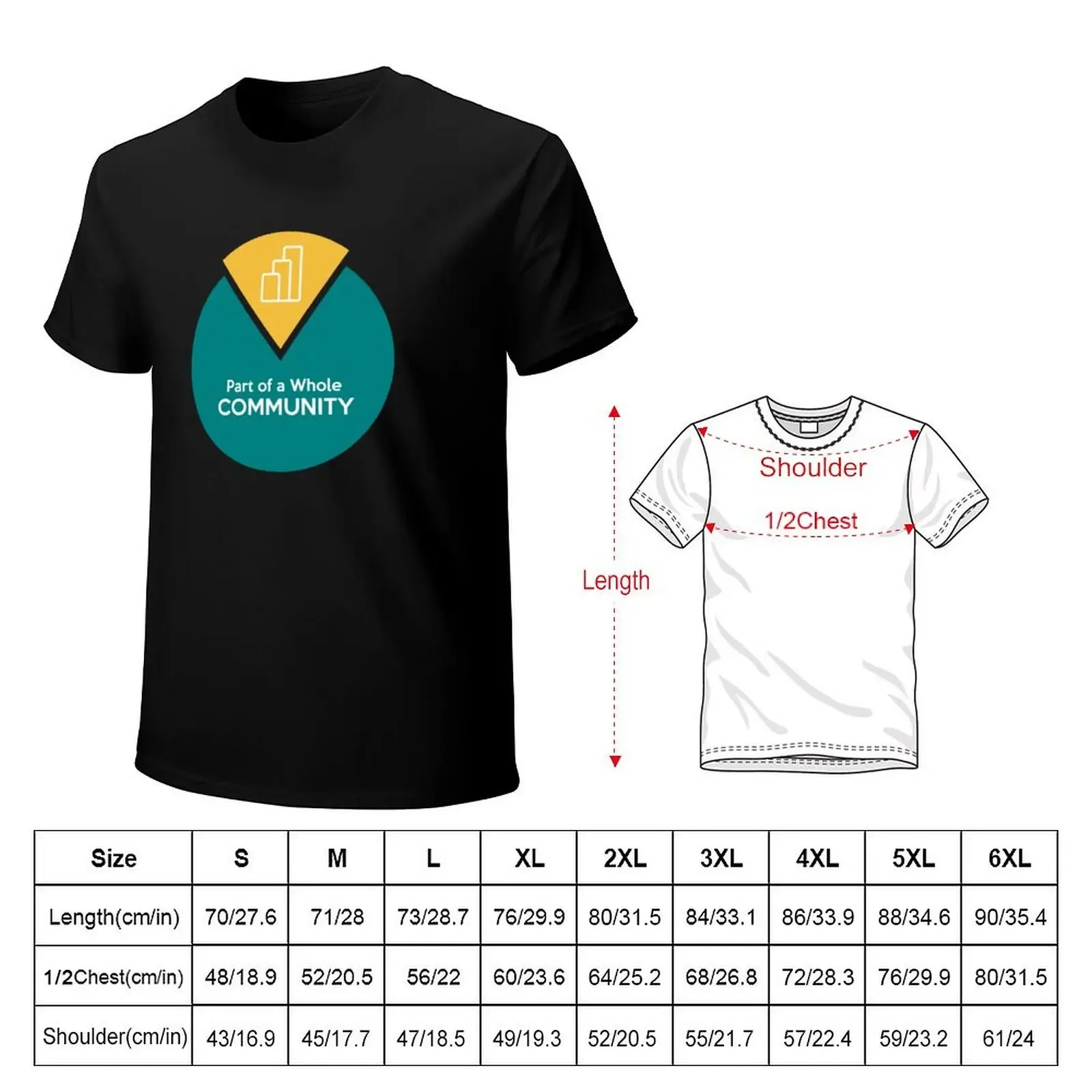 Part of a Whole Community T-Shirt oversized designer shirts mens graphic t-shirts funny