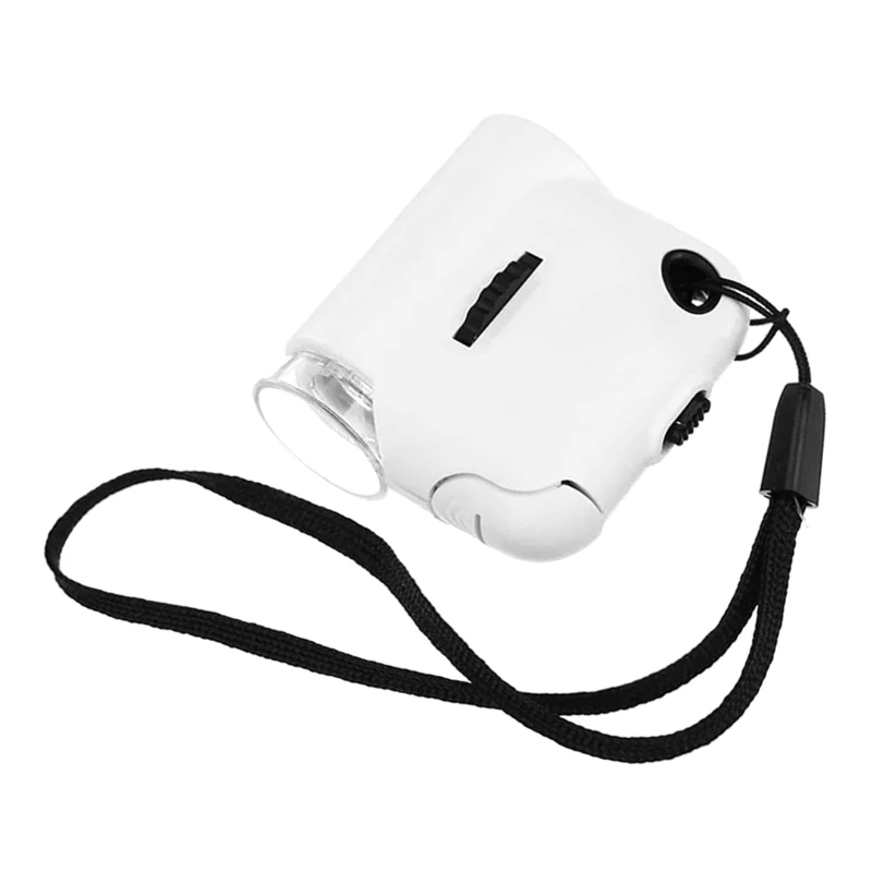 

Magnifying Glass with String for Hanging 55X Handheld Reading Magnifying Glass with LED Lights High Clarity Lightweight