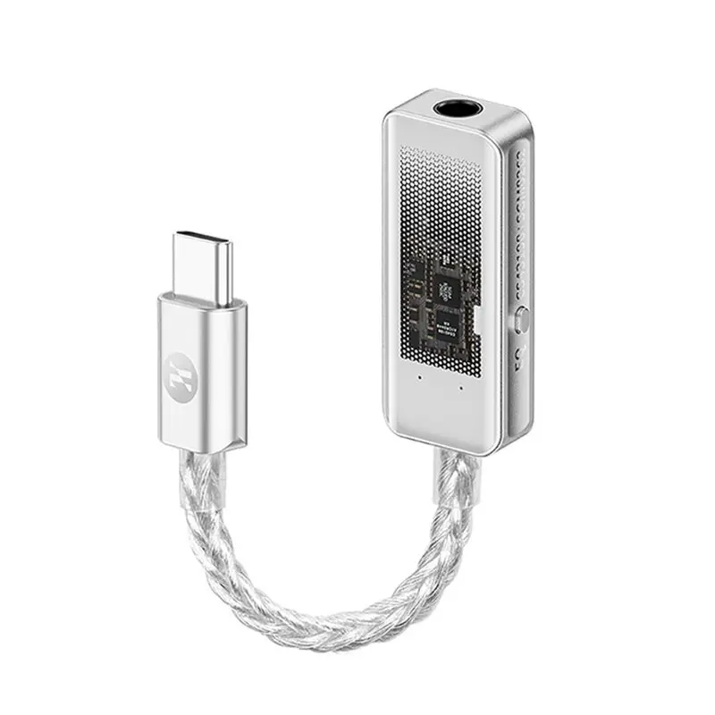 Фото Портативный усилитель для наушников JCALLY DSD256 32Bit 384Khz DAC CS43198 JM98MAX с USB-C на 3,5 мм Type-C AMP №1