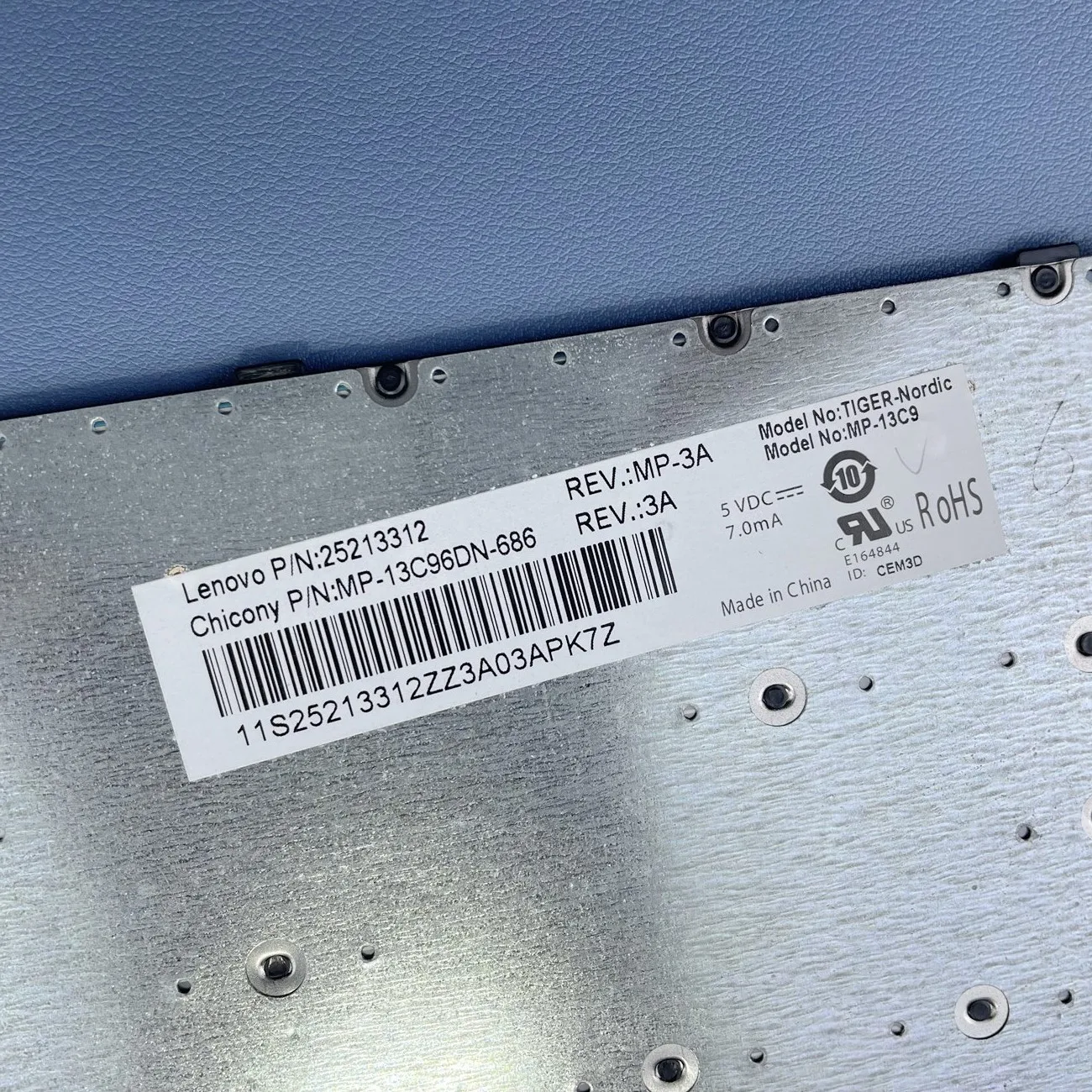 Клавиатура для ноутбука Nordic Lenovo B5400 M5400 M5400A B5400A-IFI B5400A-ITH M5400AT Series