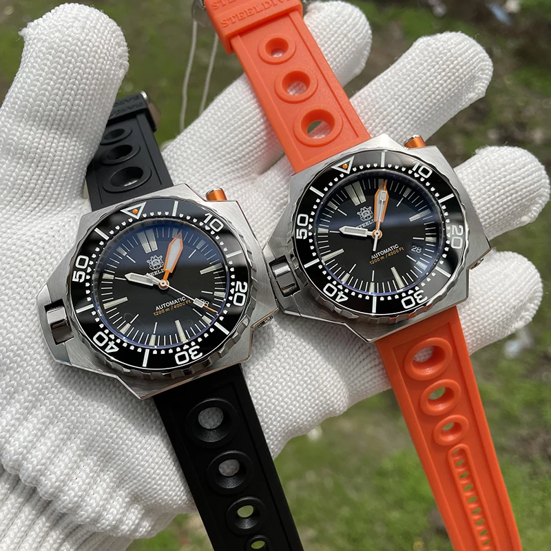STEELDIVE SD1969 Deep Dive Watch 1200M Waterproof Sapphire Glass Ceramic Bezel Blue Luminous NH35 Men's Wristwatch Fashion Reloj |