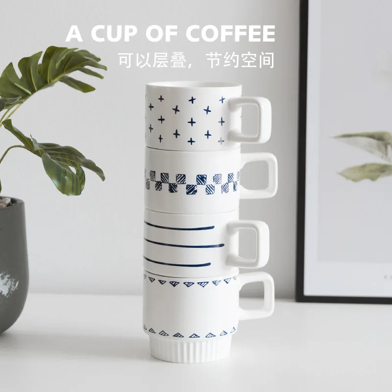 

350ml Nordic Ceramic Mug Milk Coffee Cup Cappuccino Latte Mug Water Cup Tea Cup Set Coffee Mug Mugs Coffee Cups Espresso Mug Cup