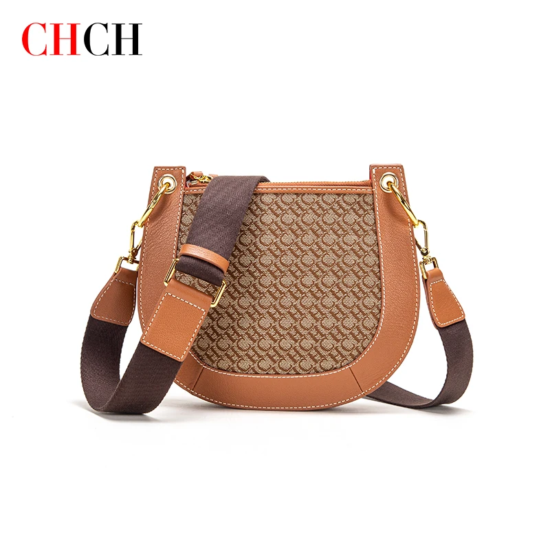 

CHCH Fashion Women's Handbag for 2023 Designer Luxury Saddle Bags Matching Crossbody Female Shoulder Bags