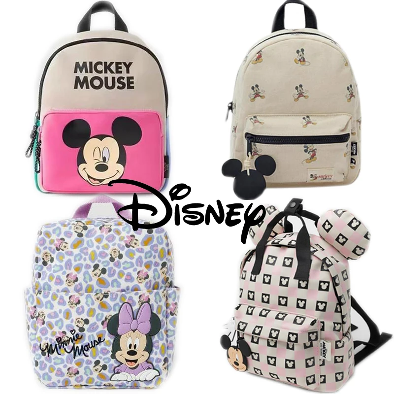 Disney Cartoon Backpack for Women Mickey Mouse Donald Duck P