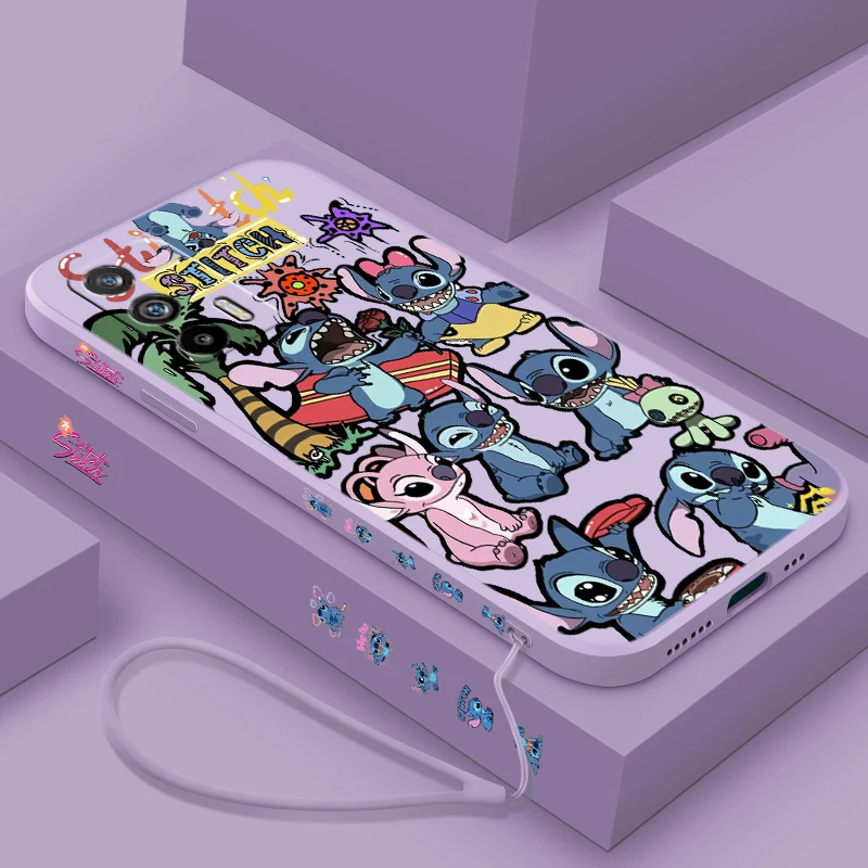 Чехол с диснеевским стичем для OPPO Realme C67 C65 C63 C55 C53 C35 C33 C31 C30 C21 C20 C15 C12