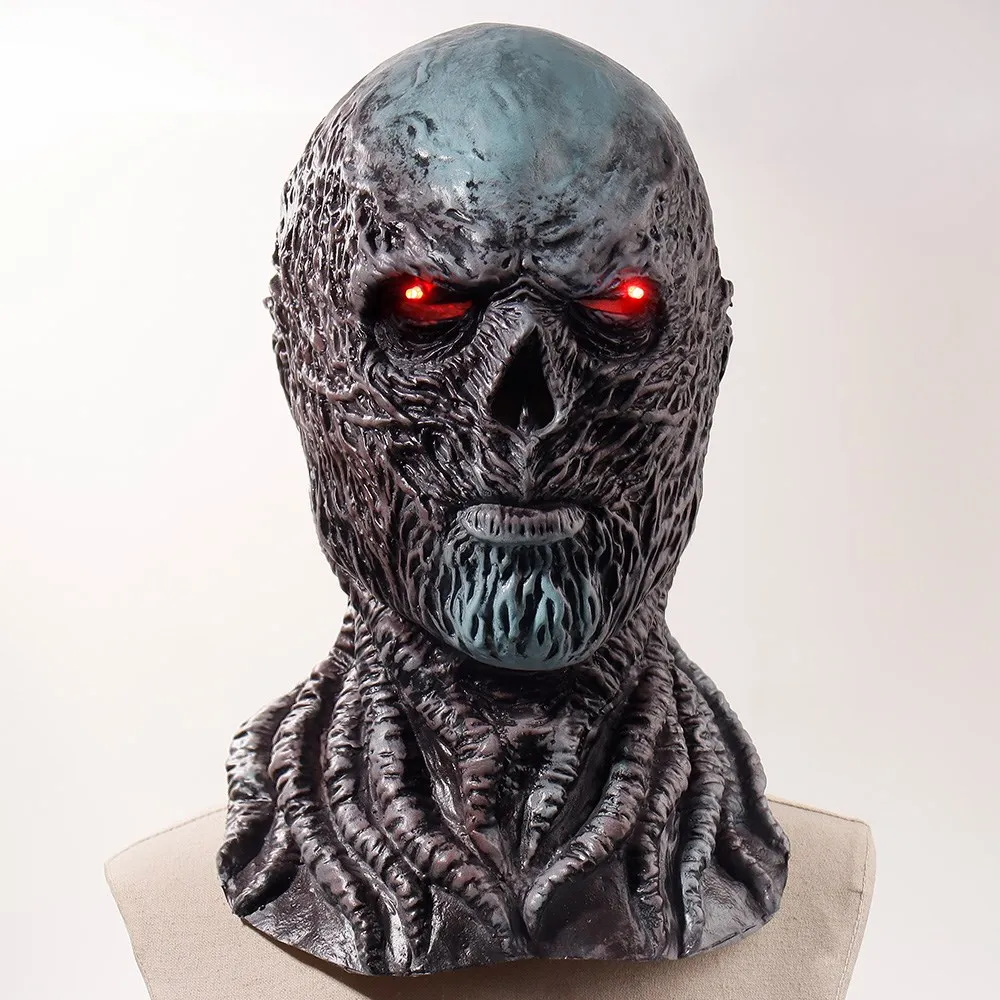 Vecna Косплей латексные маски странные дела страх Хэллоуин Карнавал вечеринка
