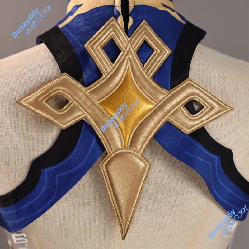 Фото Istaroth The Archon Of Time Genshin Impact Косплей Костюм Парик Комплект Сексуальное Аниме Игровое Вечернее Платье №5