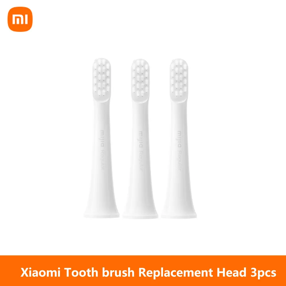 

3PCS 100% Original Mijia Tooth brush Replacement Head for Xiaomi Electric Toothbrush T100 Oral Teeth Cleaning Mi Replace Heads