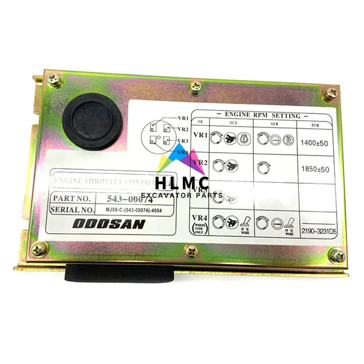 

Excavator Accessories Dh150 220 215 225-7 Excavator Throttle Control Panel 543-00074 Computer Version Throttle Panel