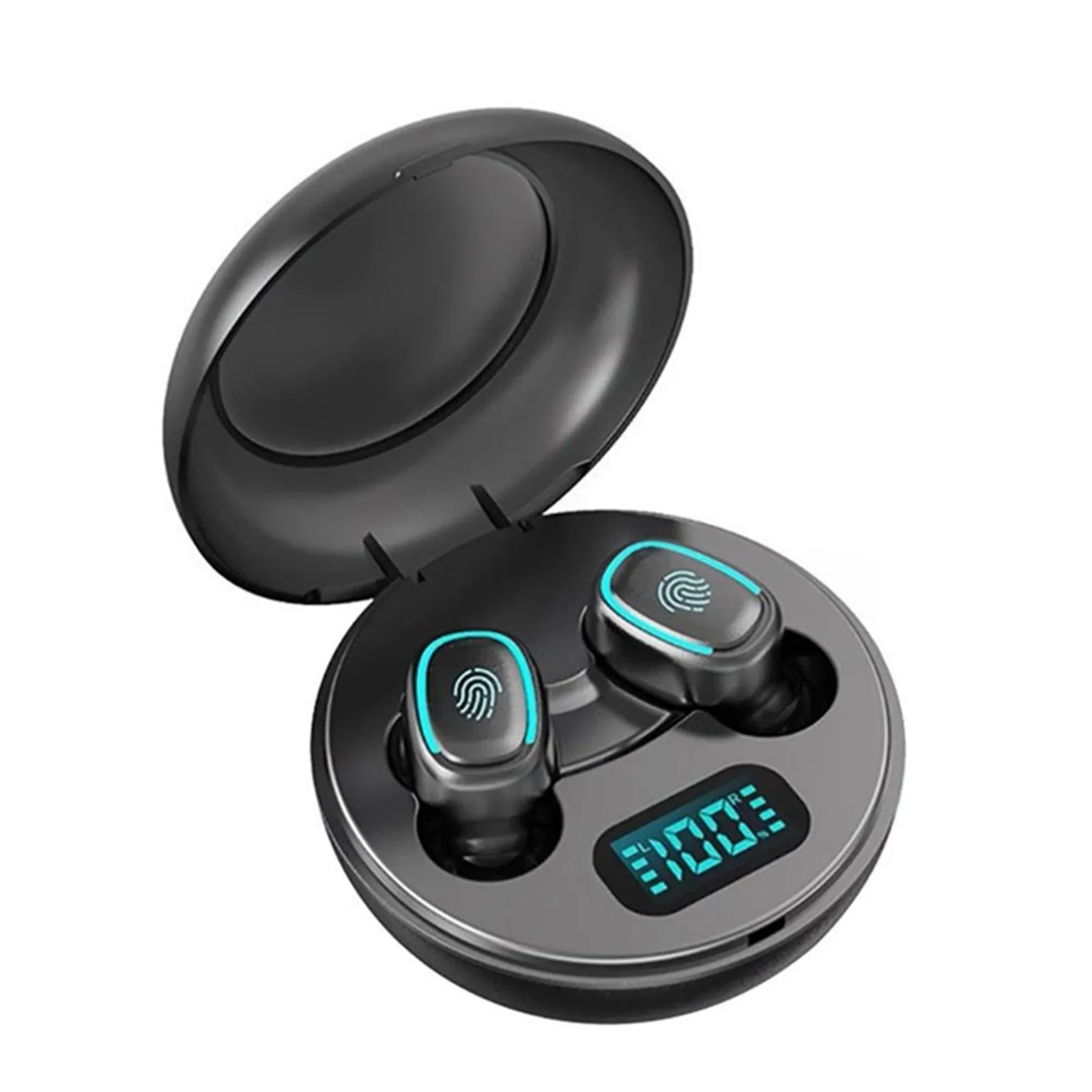 

A10 TWS Bluetooth 5.0 Wireless HiFi In-Ear Earphones with Digital Charging Box Headsets Touch Control Noise Cancelling Hear phon