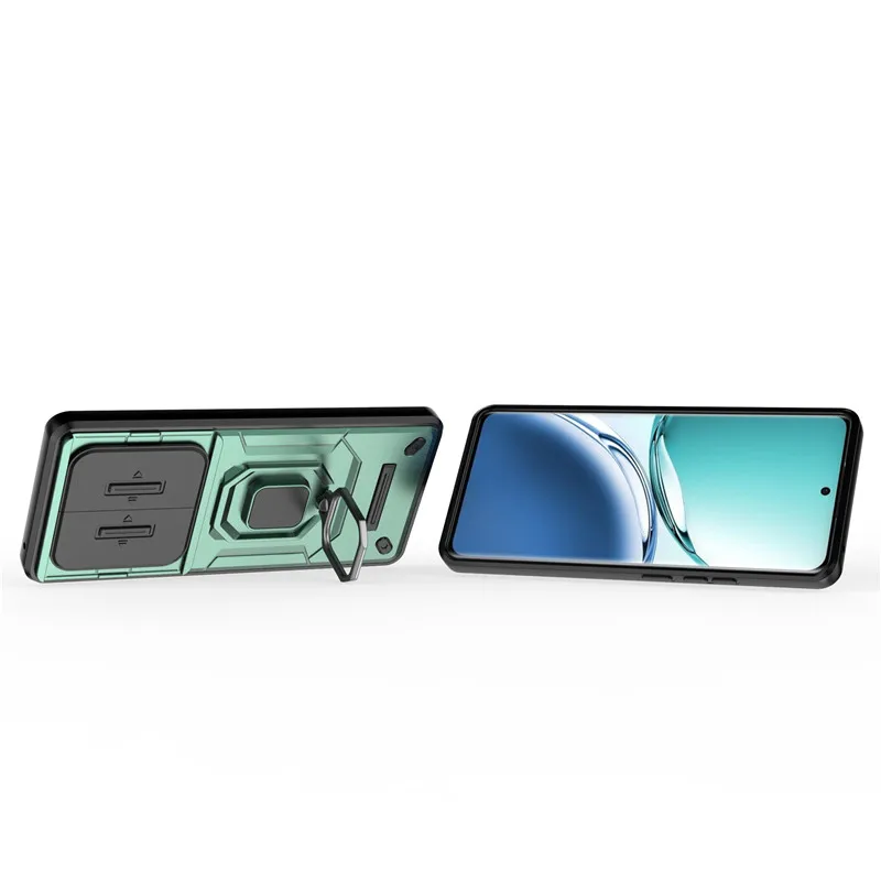Для OPPO F27 Pro Plus чехол Обложка слайд-камера защитное кольцо держатель телефонные