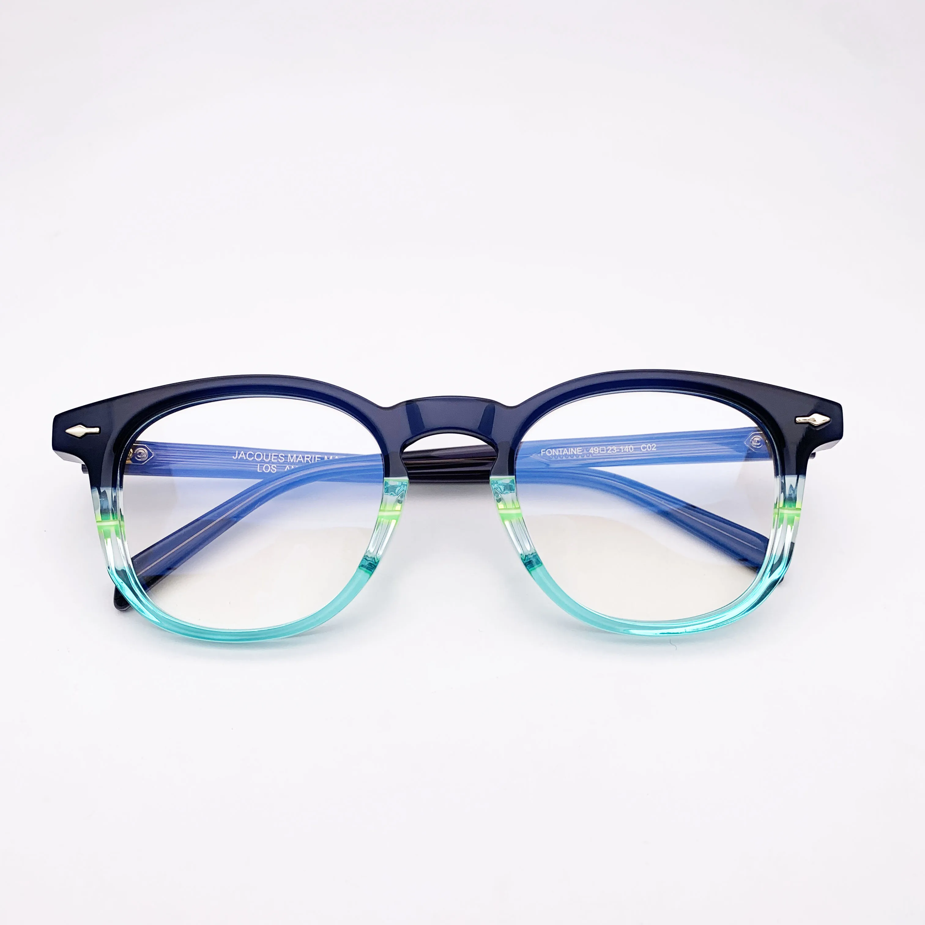 

JMM FONTAINE Steampunk Style Luxury Acetate Glasses Frames Men Fashion Classical Retro Handmade Eyeglasses Round Oval Eyewear