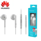100% оригинальная гарнитура Huawei Honor AM115 с микрофоном и дистанционным управлением, наушники-вкладыши с разъемом 3,5 мм для смартфонов