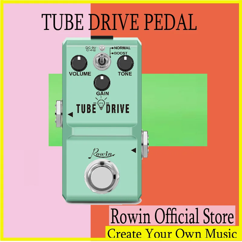 Дисковод для гитары Rowin аналоговая Педаль Overdrive классические