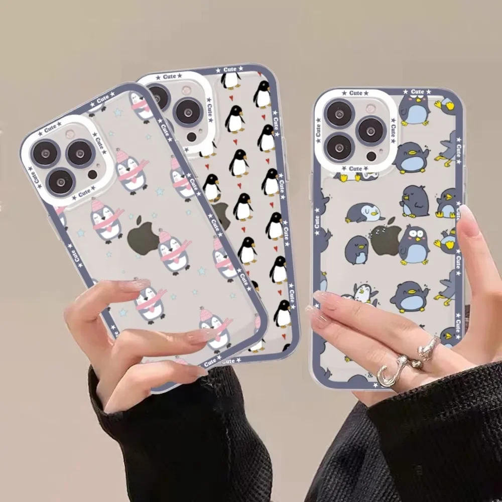 Мультяшный Пингвин для Redmi 7 8 9 A Note 5 10 11 Pro Max 4G