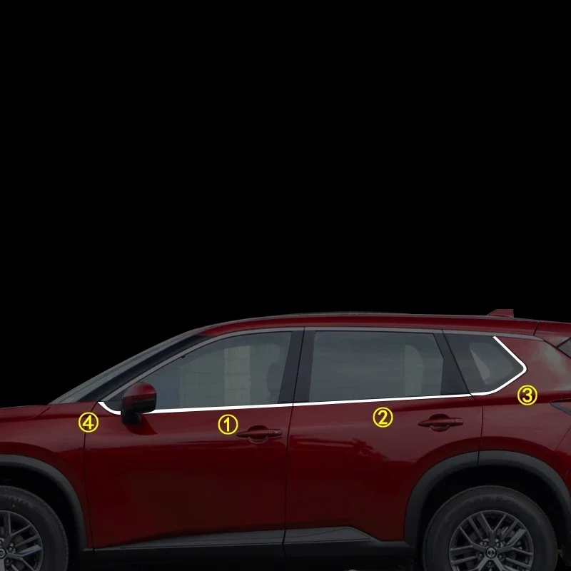 WELKINRY для Nissan X-Trail T33 4-го поколения 2021-2024 Rogue 3rd Gen корпус автомобиля дверь окно