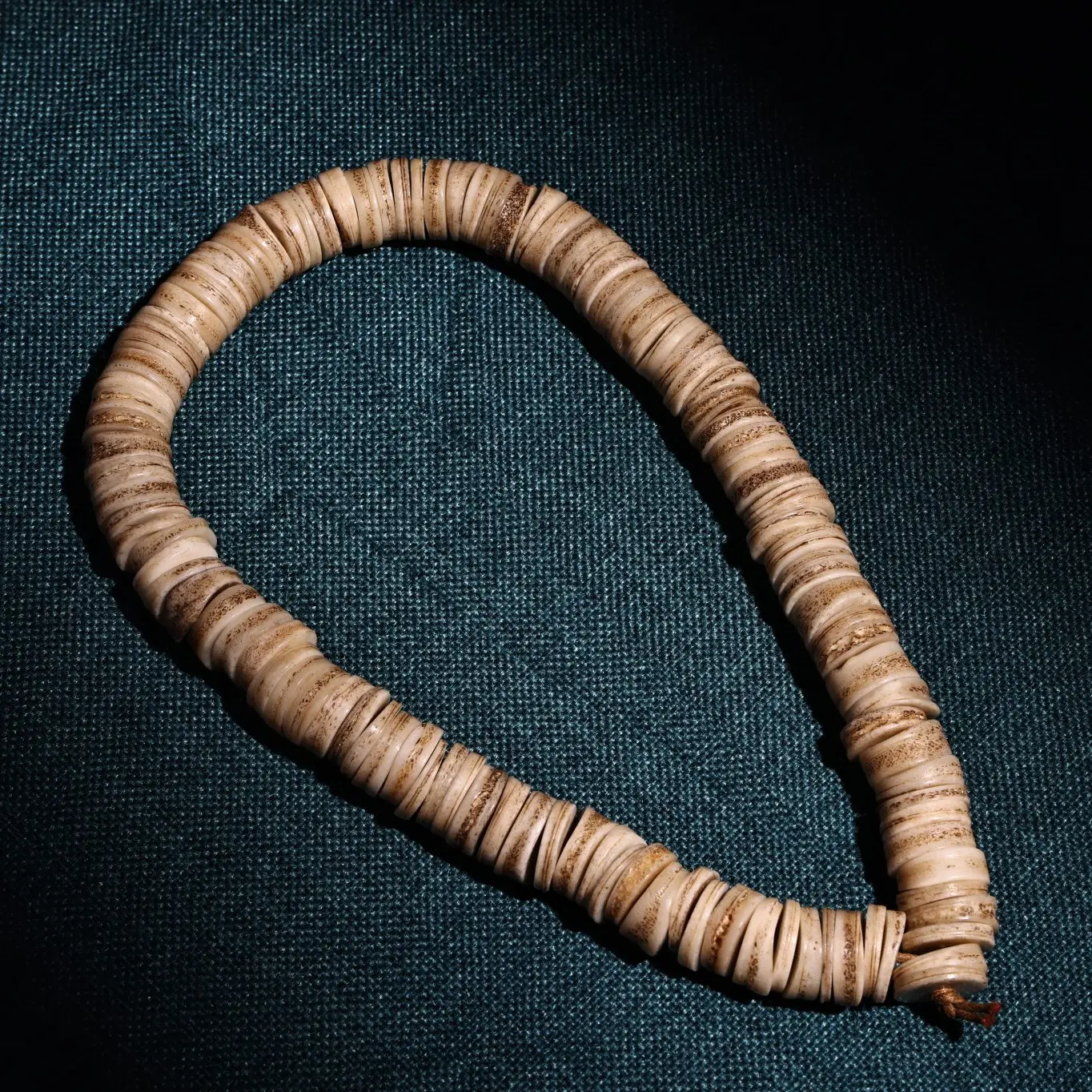 10-дюймовая коллекция тибетского храма старая натуральная кость габалы бусины