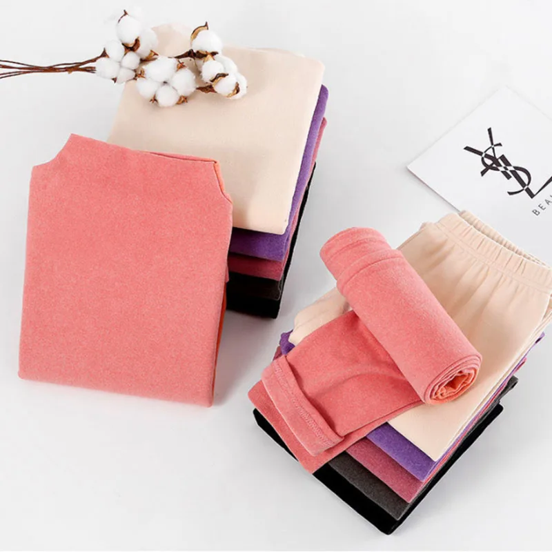 

Новинка, зимнее женское термобелье с высоким воротником, комплекты из бархата с подогревом, женские толстые теплые кальсоны из второй кожи, ...