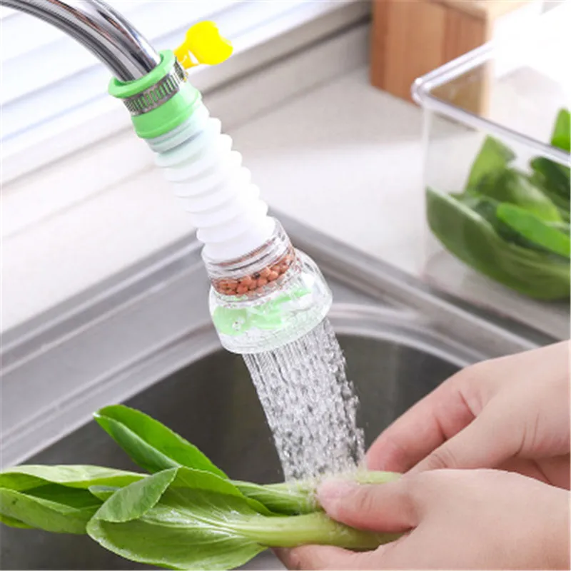 

Maifan Stone Filter Sprinkler Faucet Rotary Drainer Household Kitchen Splash Water Filter Water Purifier Kitchen Faucet Accessor