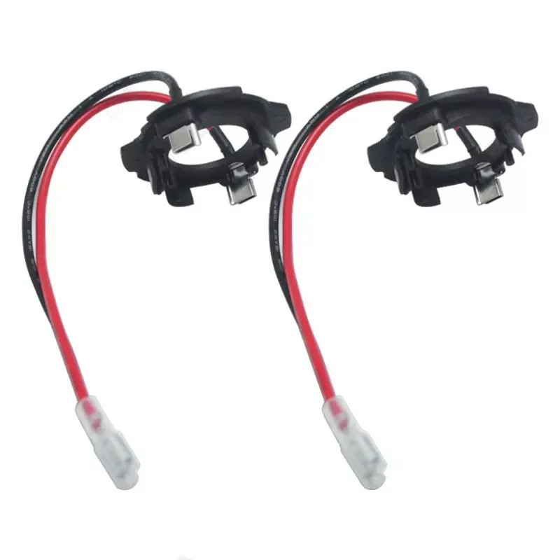 

2 Pcs H7 LED Headlight Bulb Base Holder Retainer Headlamp Socket Adapter For Golf 5 MK5