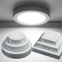 led downlight surface mounted lamps squareround 6w 12w 18w 25w for home commercial indoor lighting recessed ceiling lights