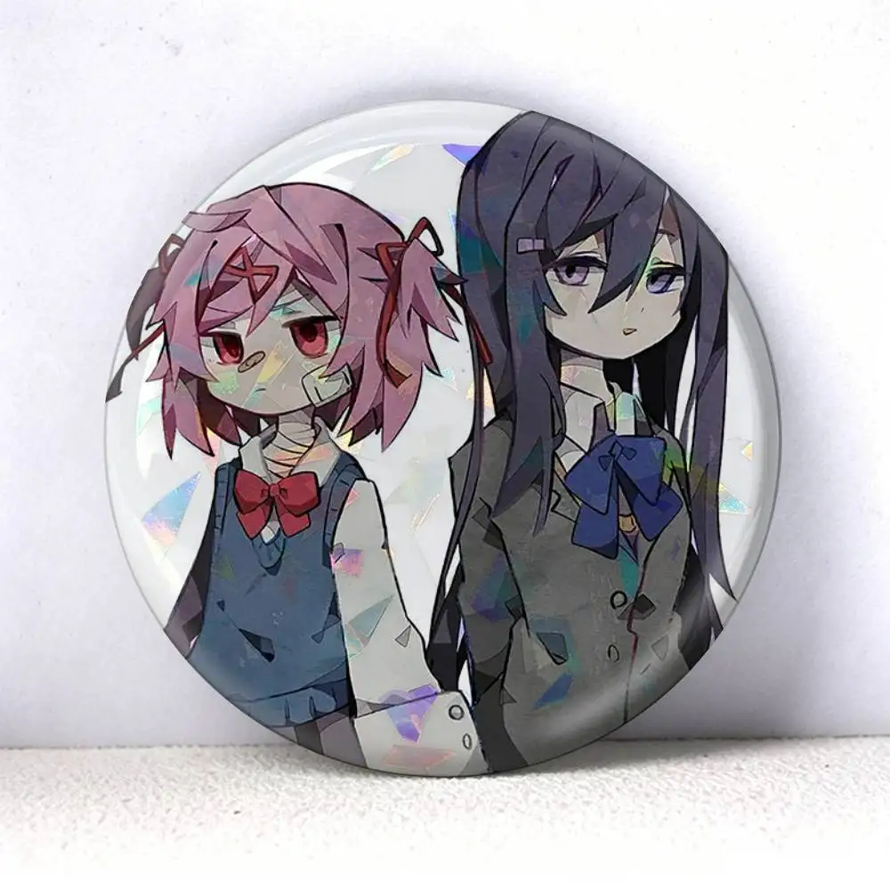 Фото Броши Natsuki DDLC 75мм, 58мм, 44мм, 25мм: значки, аксессуары для рюкзаков и головных уборов, игрушки №3