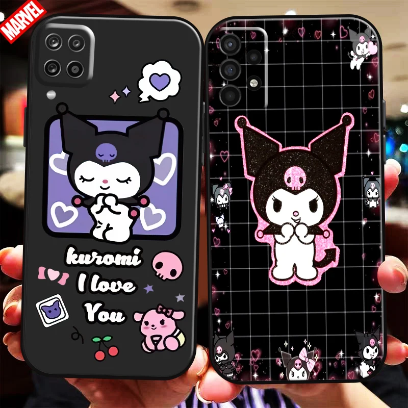 

Cute Cartoon Sanrio Kuromi For Samsung Galaxy A11 A12 A21 A21S A22 A30 A31 A32 A42 A51 A52 A70 A71 A72 5G Phone Case Coque