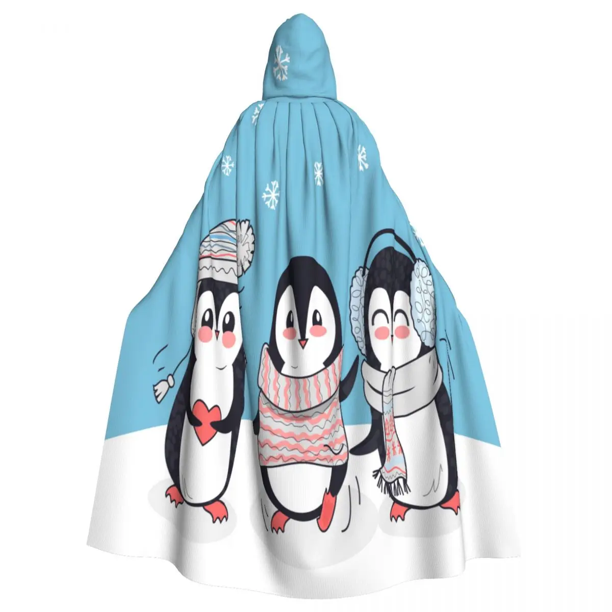 

Длинная накидка, плащ Счастливого Рождества, Счастливого зимы, пальто с капюшоном для друзей, осенние толстовки