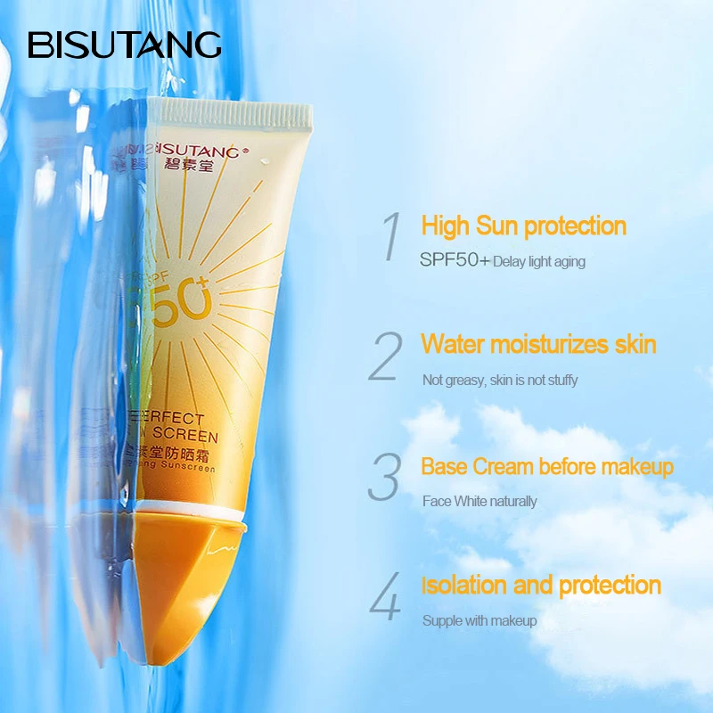 Идеальный солнцезащитный крем-защита для лица Солнечный крем Spf50 изоляционный