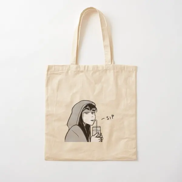 

Брезентовая Сумка-тоут из хлопка с принтом, унисекс