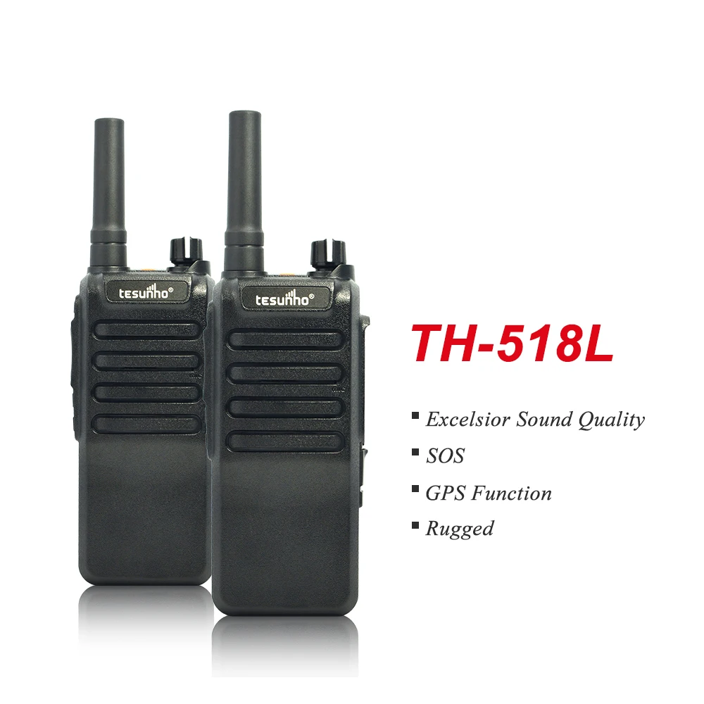 R Tesunho TH-518L 4G WCDMA Portable Walkie Talkie Radio With GPS Tracker enlarge