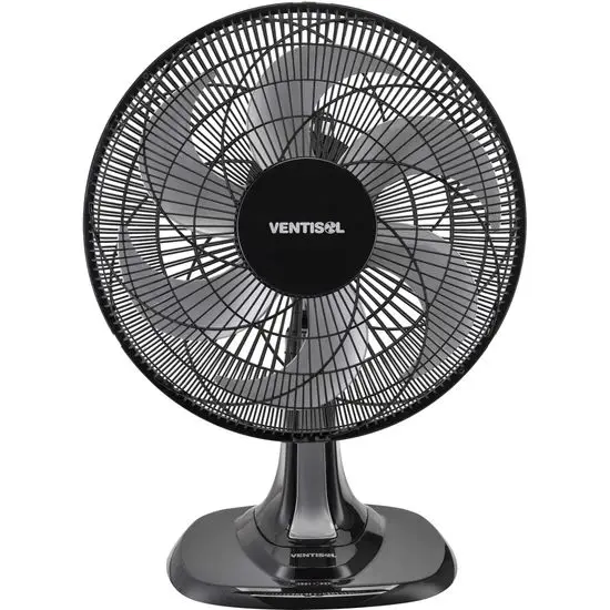 

Table Fan 40cm with 6 Shades 127V TURBO 6 Black/Grey VENTISOL