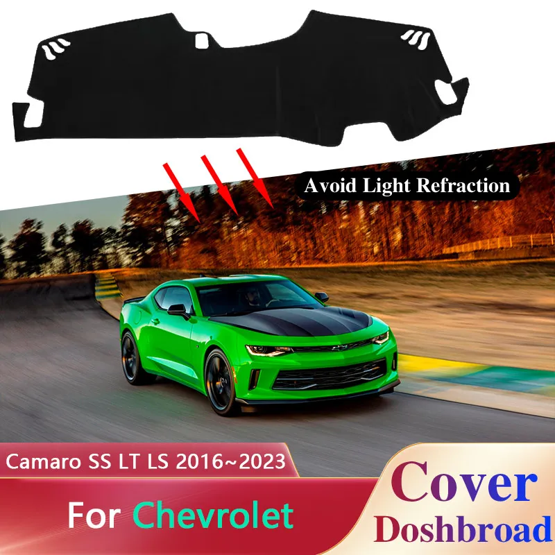 

Car Dashboard Cover Dash Mat for Chevrolet Camaro SS LT LS 2016~2023 2017 2018 Sunshade Anti-dirty Protect Rug Pad Accessories