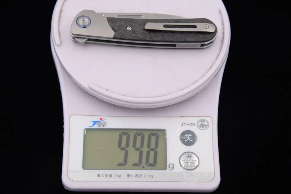 Складной нож с керамическим шарикоподшипником титановым Карбоновым волокном ST995