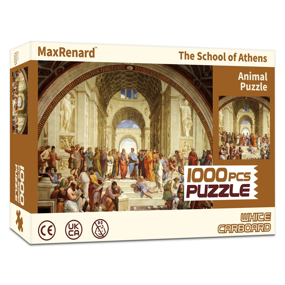 

Пазл маслом «Школа Афин», 1000 шт.