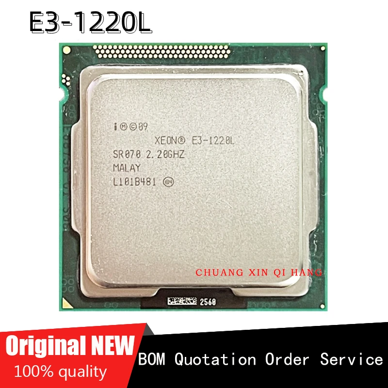 

FOR E3-1220L 2.2 GHz Used Two-Core CPU Processor 3M 20W LGA 1155 E3 1220L