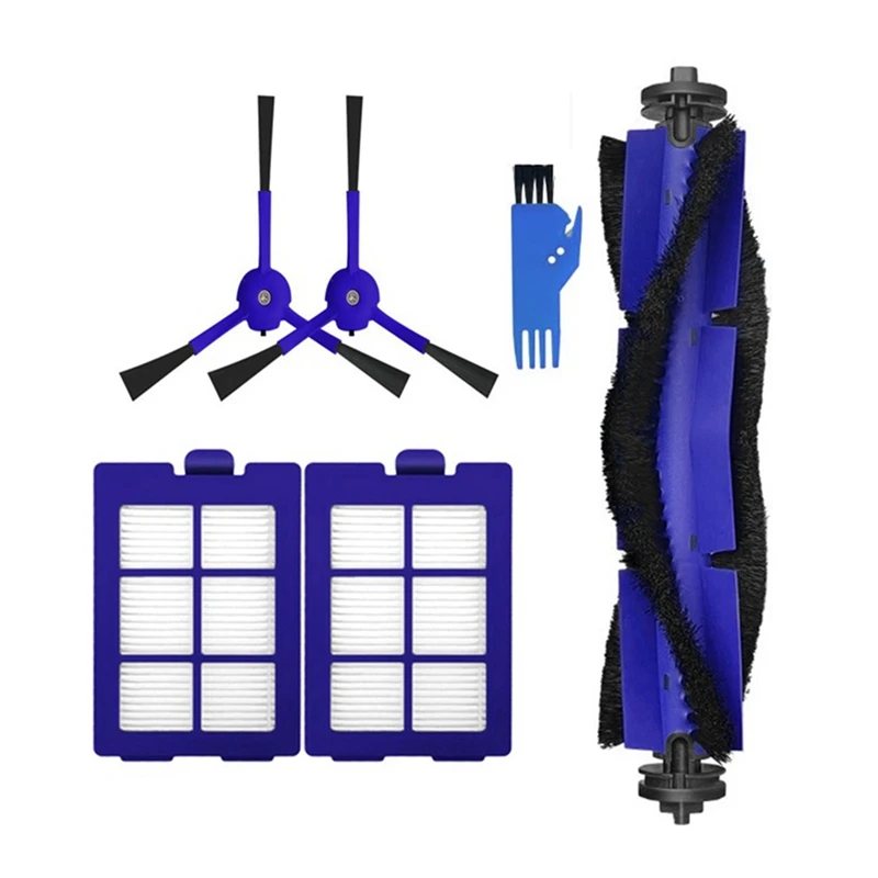 

6 шт., сменные детали для Eufy Robovac X8 Series, гибридные Запчасти для робота-пылесоса моющиеся, основная боковая щетка, Hepa фильтр