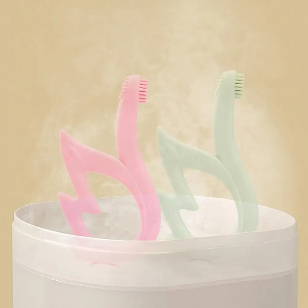 

Harmless to Gum Accessory Whole Mouth Teeth Cleaning Tongue Silicone Brush for Parents