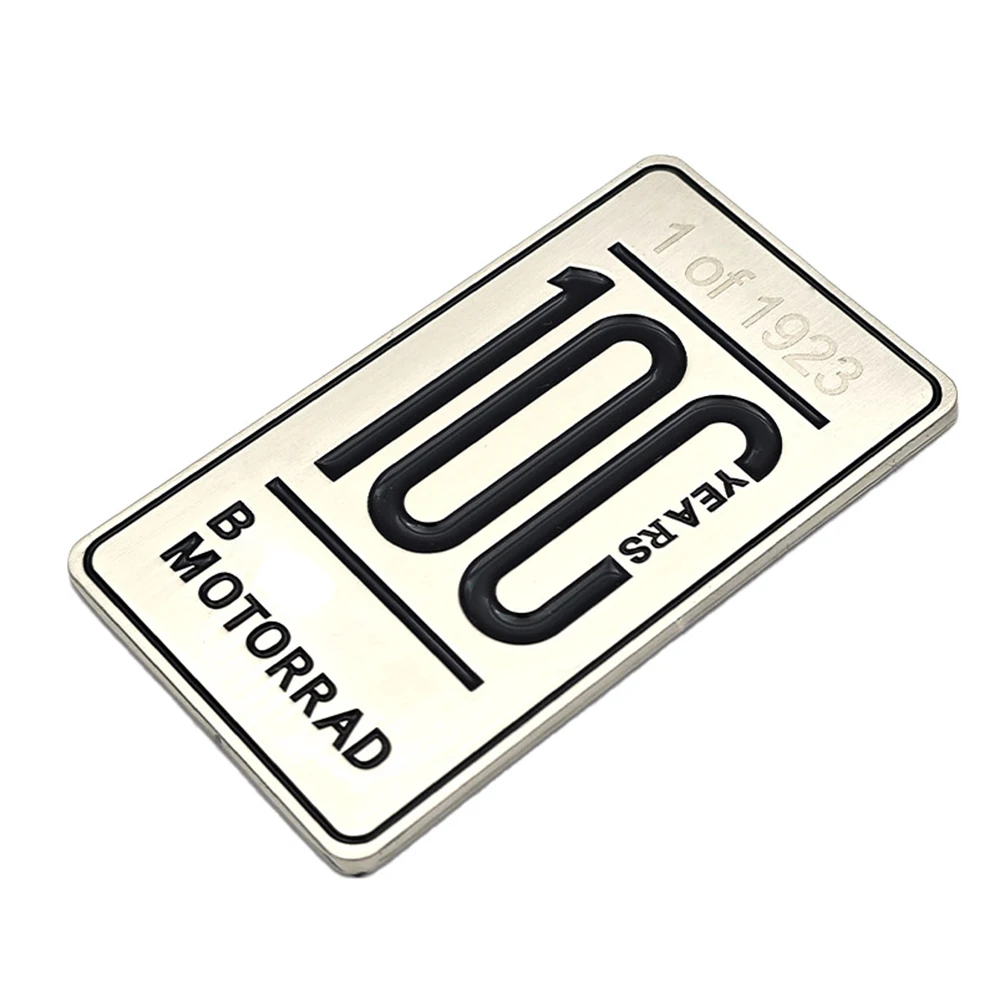 

Для BMW R 18 R12 R9T RnineT R1200GS R1250GS 719 100 лет топливный бак мотоцикла 3D проволочный металлический стикер украшение масляной коробки