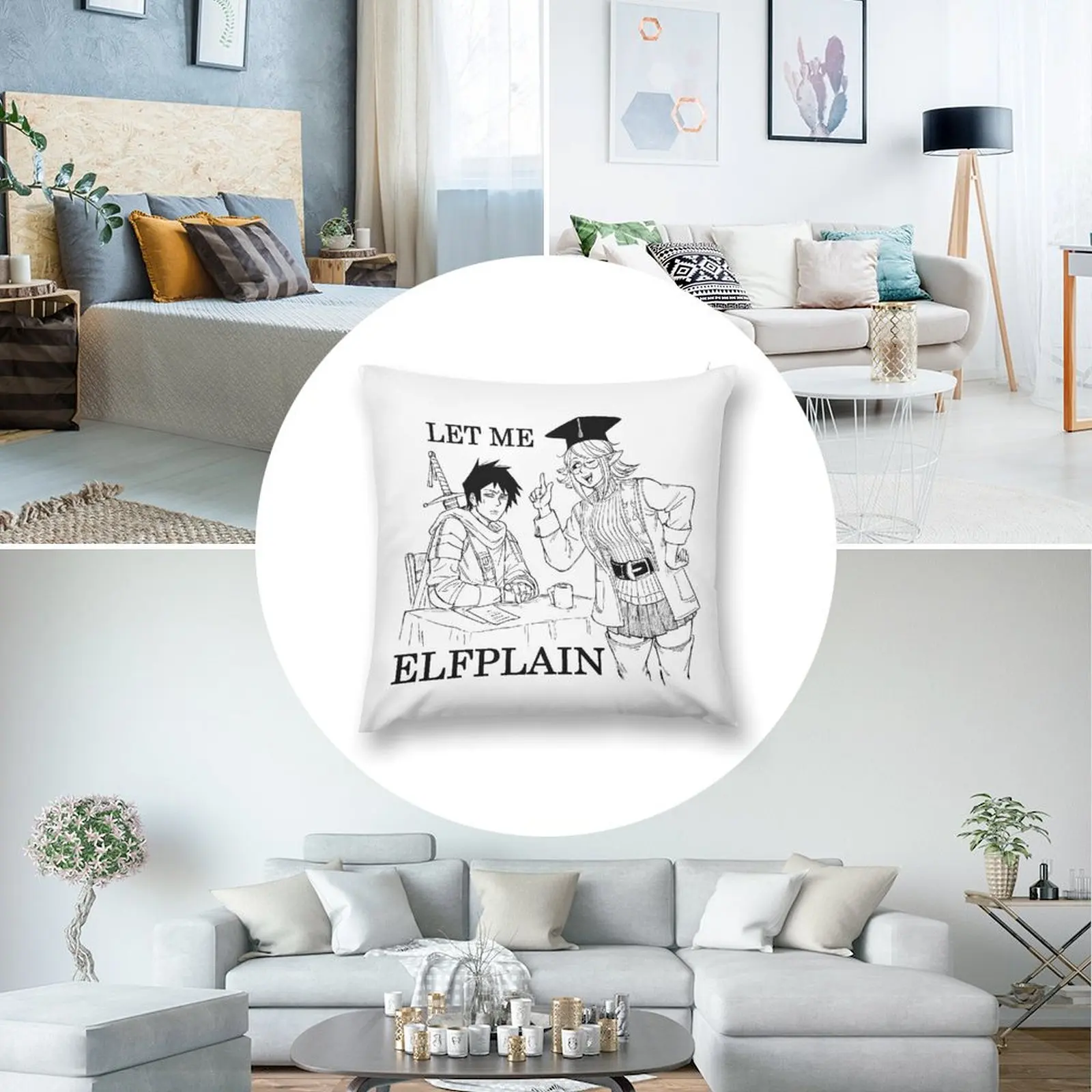 Декоративная подушка Elf проводится в стиле люкс рождественские украшения 2025