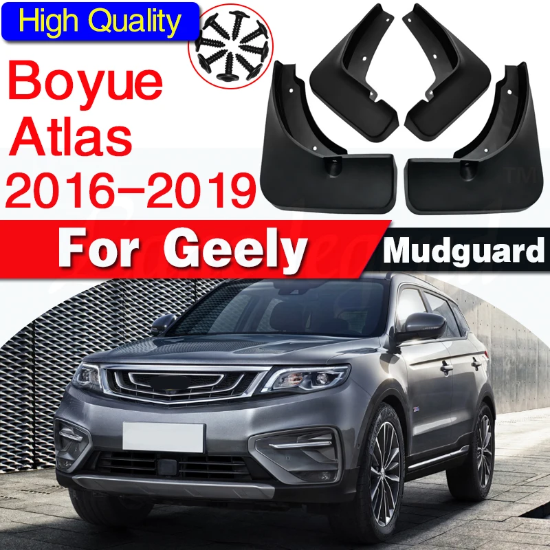 

Брызговики автомобильные формованные для Geely Boyue Atlas NL3 Emgrand X7 Sport 2016-2019, брызговики, брызговики Proton X70 2017 2018