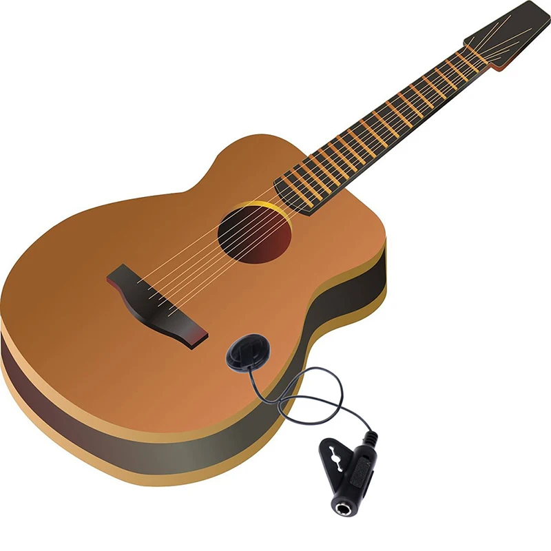

Acoustic Guitar Pickup Piezo Contact Pickup for Guitar Ukulele Violin Mandolin Banjo Kalimba Harp Microphone Banjo Accessories